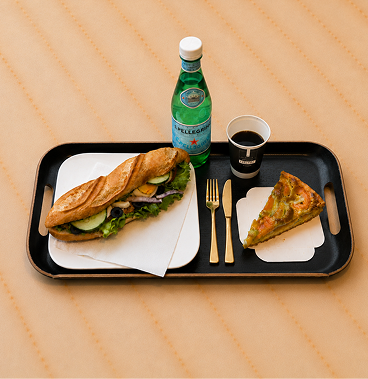 Sandwich crudités thon