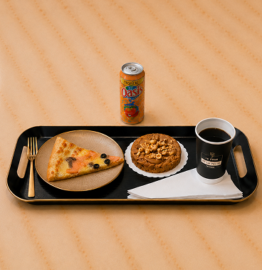 Part pizza saumon fumé