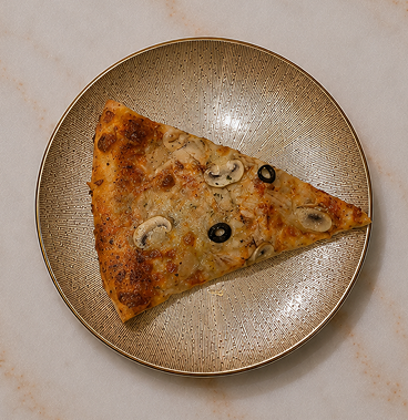 Part pizza poulet