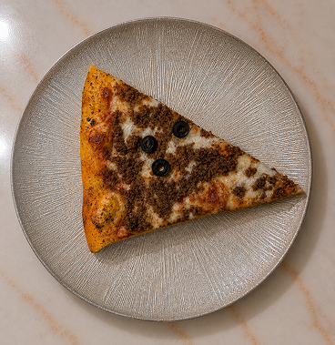 Part pizza viande hachée