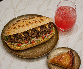 Panini viande hachée